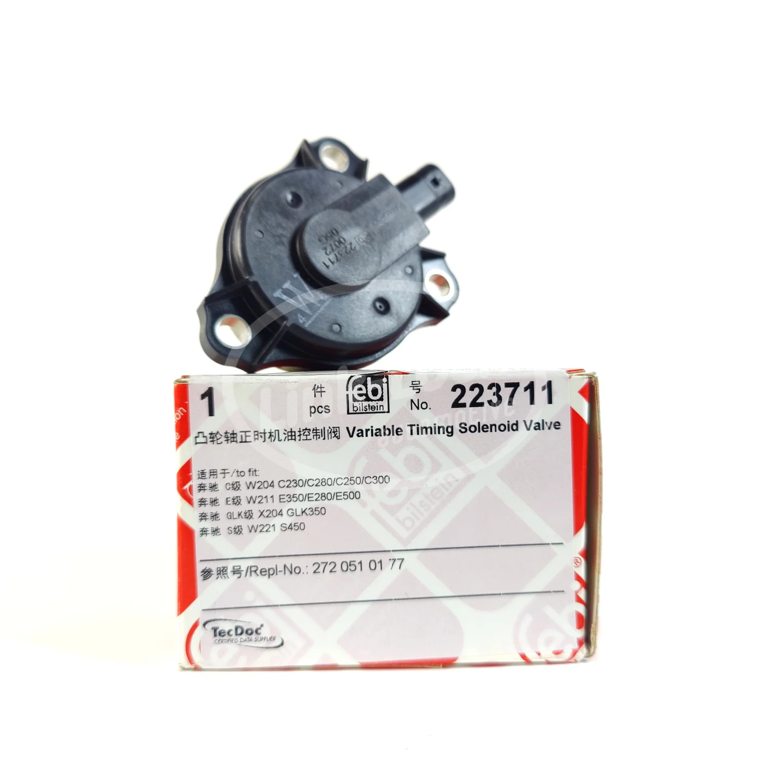 Solenoid valve For Mercedes-Benz M272 M273 W203 W204 W211 W221 S400 C300 GLK350 C350 E350 SLK350 FEBI A2720510177