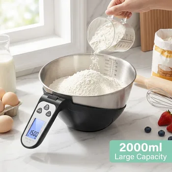 Digital Kitchen Scale Bowl 1
