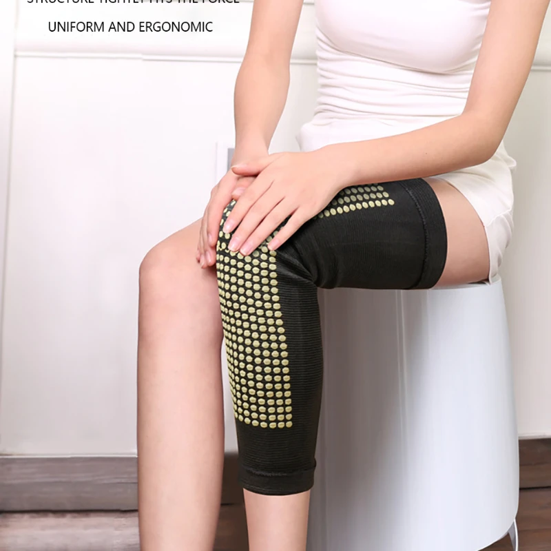 Knee Pad 1 Pair Self Heating Tourmaline Knee Brace for Arthritis
