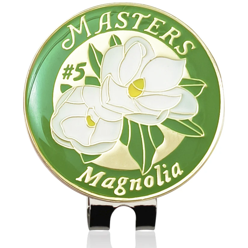 Golf Ball Mark with Magnetic Golf Hat Clip Marker US Map White Flower Marker Training Aids