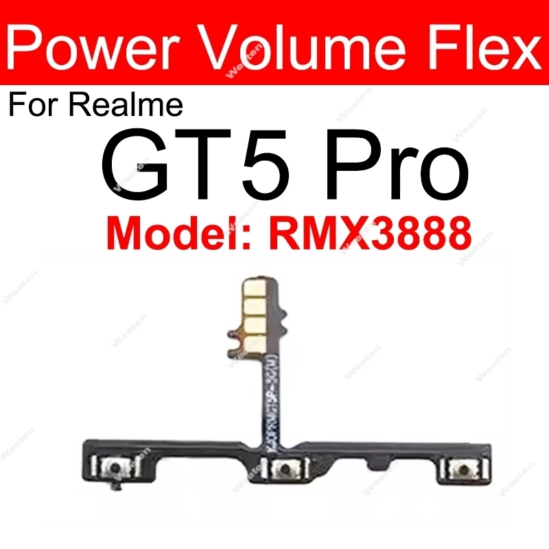 Enhanced Volume and Power Side Button Flex Cable for Realme GT Series Smartphones