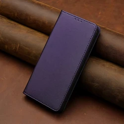 Leather Flip Case - Enhanced Protection and Style for Samsung J6 Plus (Purple)