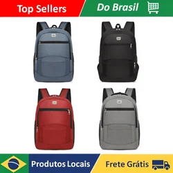mochila de moda masculina enviar cor aleatória