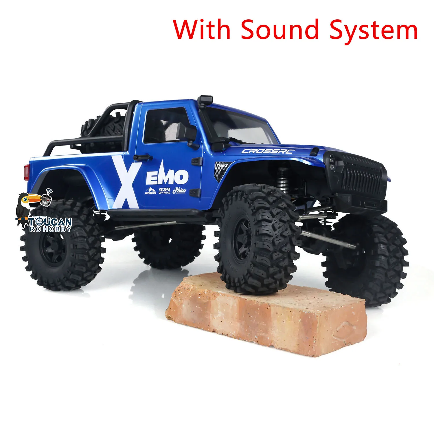 1/8 2 Speed CROSS RC EMOX Off-road Car Vehicle Light Sounds Radio Control Crawler 4WD Light Sound Finished Vehicle THZH2012 4