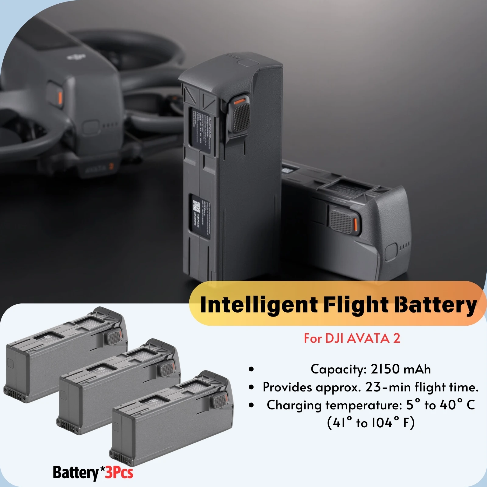 Battery 3Pcs