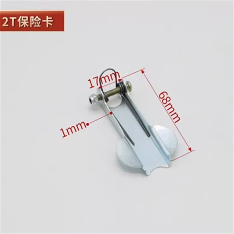 Crane Container Hook Clamp Button Insurance Safety Card Buckle Anti Tripping Spring Card Safety Tongue 1T 2T 3T 5T 8T