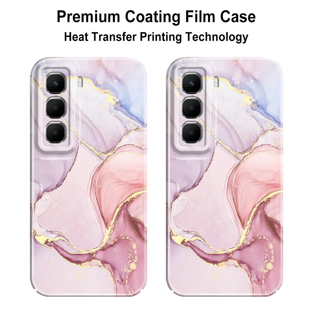 Luxurious Gold Marble Hard Cover Phone Case