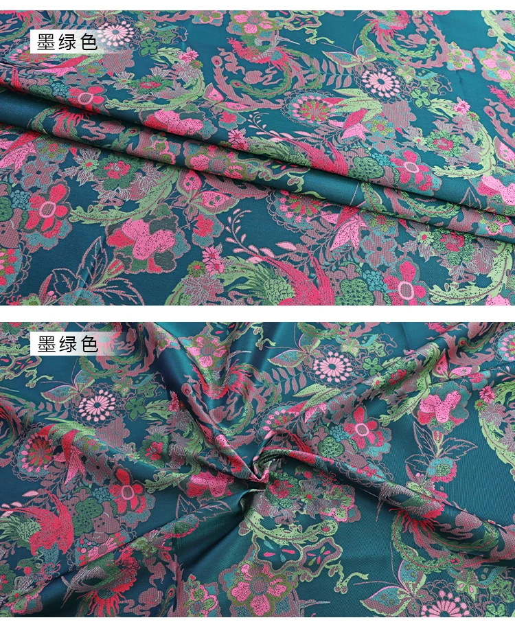 Chinesischer Stil Jacquard-Satin, alte Shu-Brokat-Stoffe, Designer zum Nähen von Cheongsam-Jacken, Kinderkleidung, DIY-Stoff – Detail 7
