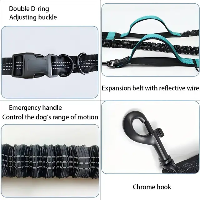 Reflective Retractable Dog Leash 5