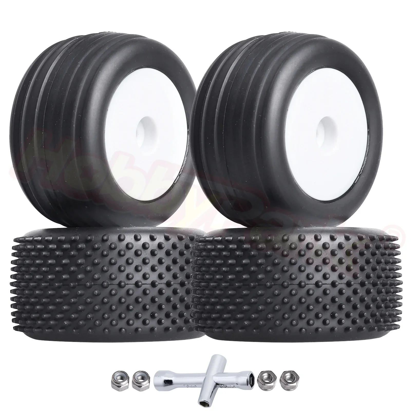 

HobbyPark preglue 1/18 RC шины для багги & Wheels 8mm Hex для Losi Mini-T 2,0 WLtoys A959-B Axial UTB18 Капа 1/18 RC Car