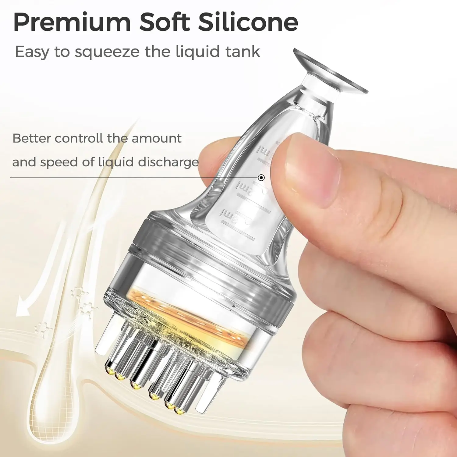 Minoxidil Applicator Hair Serum Small Minoxidil Tool Hair Applicator Bottle Minoxidil Brush Scalp Applicator Comb