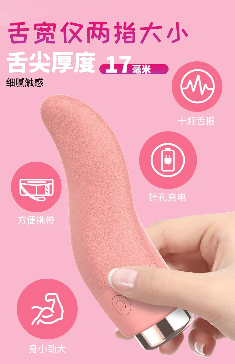 Realistic Double Tongue Licking Vibrators Sex Toys G Spot Clitoris Stimulator Adult Toys for Women 18+ Recharg_voghion.com