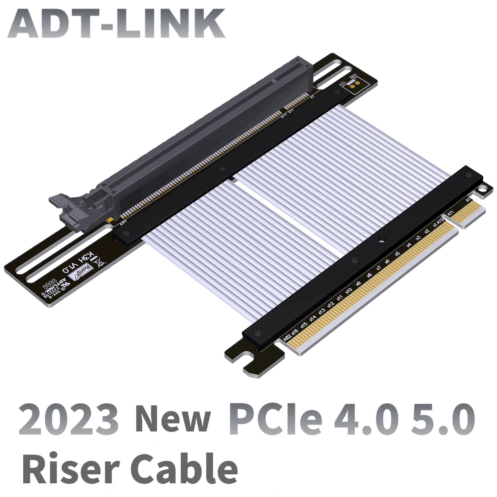 2023 Adt Universale Verticale Atx Pci Express 5.0 4.0 X16 Gen5/4 Riser Extender Rtx 4090 Pci-E 16X5.0 Grafica Gpu Pc Riser Cable