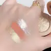 3 In 1 Matte Highlighter Blush Palette Pearly Blush Shiny Eyeshadow Multifunctional Face Makeup Palette women Cosmetics hot 6