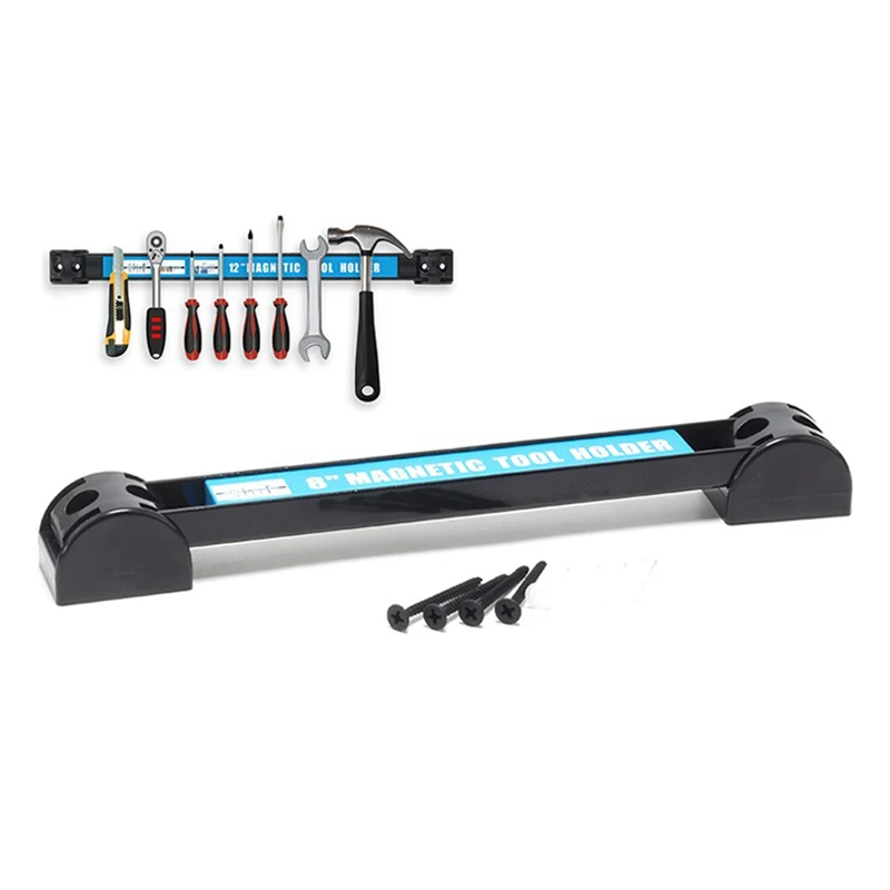 Heavy-duty Magnet Tool Bar Strip Rack,Magnetic Tool  Holder,Wrench Organizer Wall Mounted Storage Tool Bar Strip Rack Space-Save 4
