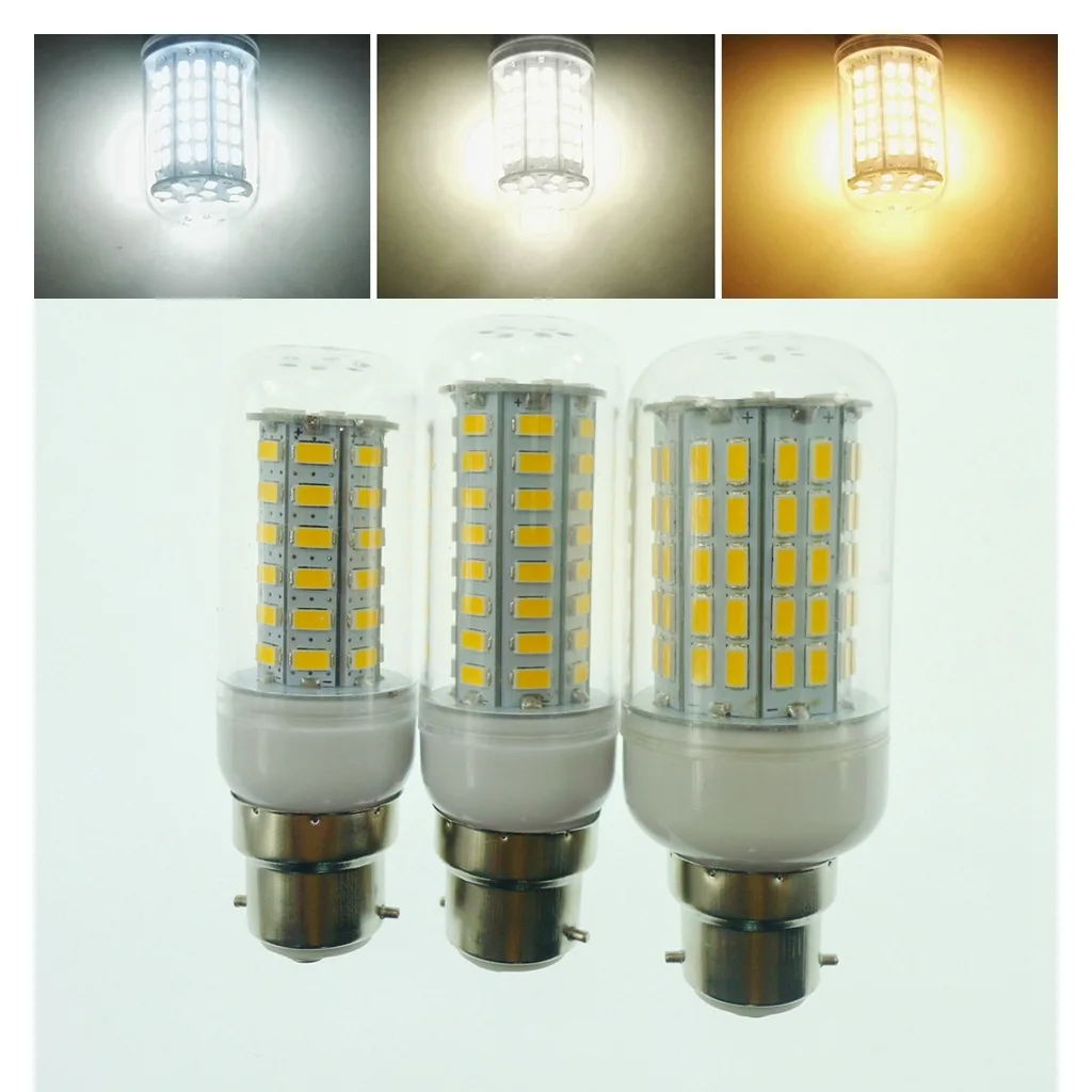 220V 110V led 램프 E27 E14 5W 12W 15W 18W 20W 25W 30W SMD 5730 옥수수 전구 220V 110V 샹들리에 LED 촛불 스포트라이트