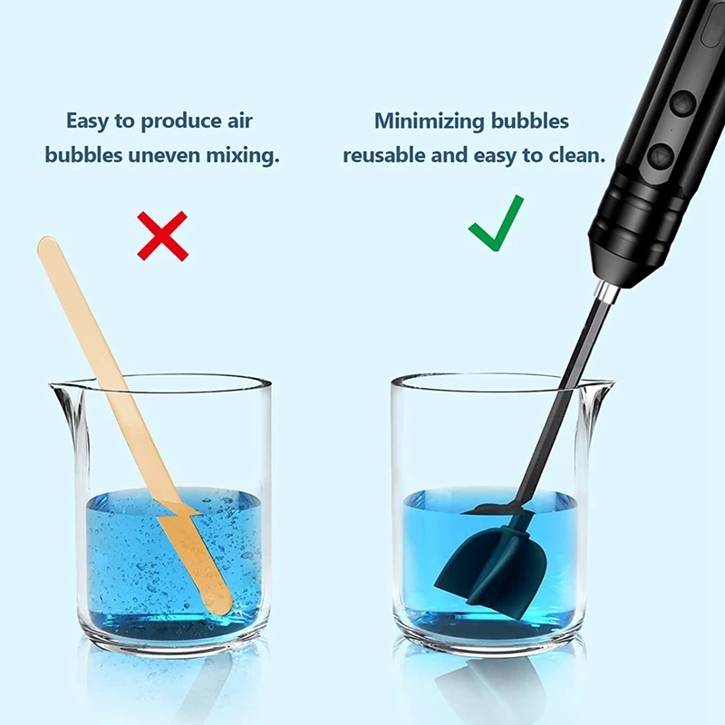 La couleur noire Mélangeur de résine électrique, ensemble de perceuse à ...