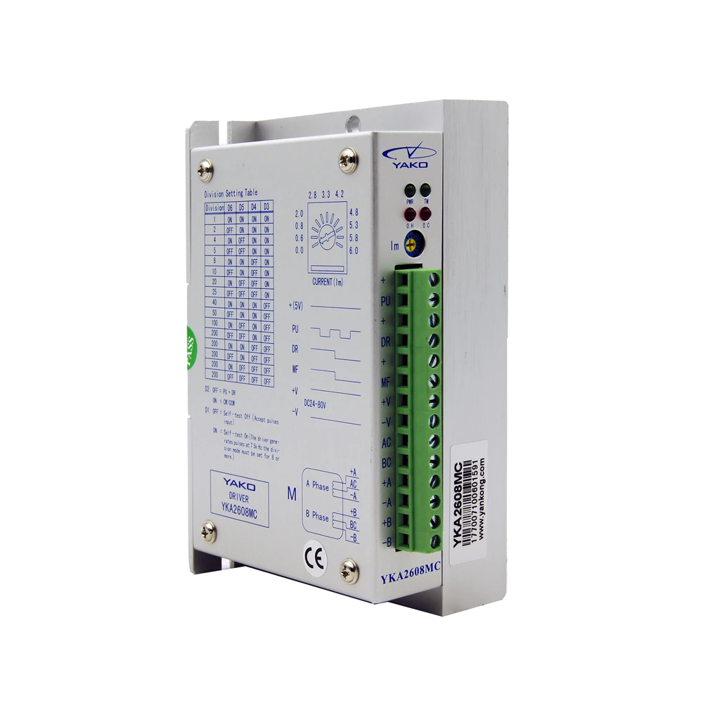 New and Original YAKO 2-phase CNC stepper motor driver YKA2608MC