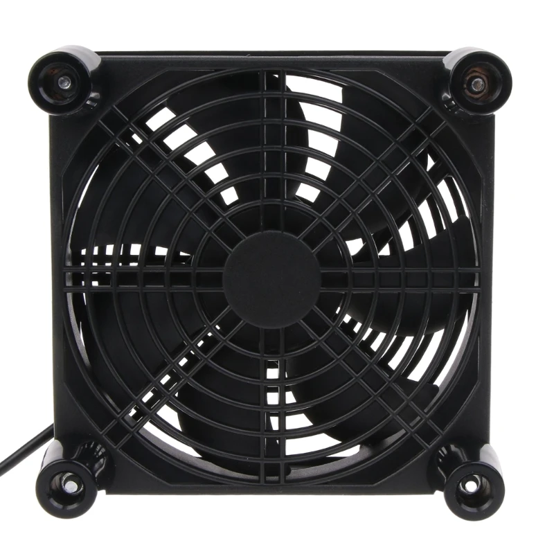 Cooling Fan 12cm 5V USB Power Supply for Router Set-Top Box Radiator Cooler DIY Repair Parts cooling fan