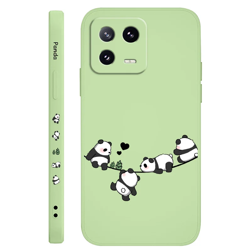 Baby Panda Liquid Silicone Phone Case Cover