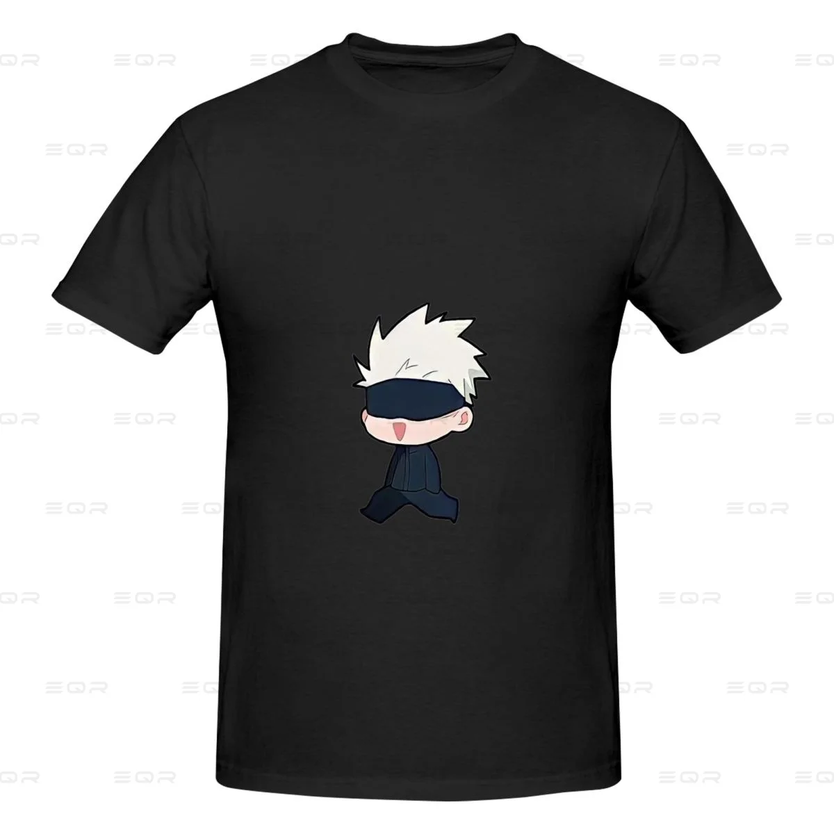 

Japanese Manga Gojo Satoru Men's round neck Oversized T-shirt,Modern,Tee shirt Novelty all the year round Gift