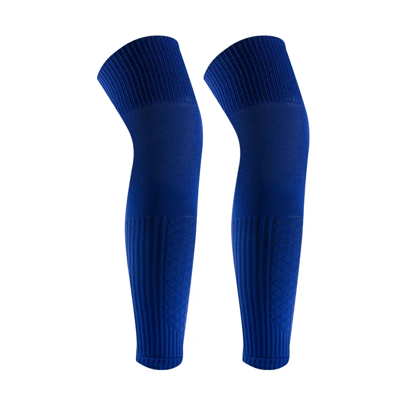 Calcetines de compresión hasta la rodilla para fútbol y baloncesto, transpirables, de punto, sin puño, con absorción de sudor y presión fija para las piernas.