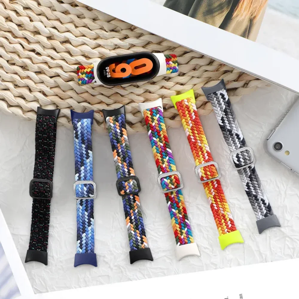 Braided Elastic Nylon Solo Loop Strap - Stretchable Watchband Bracelet