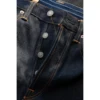 BOB DONG 22oz Men's Buckle Back Jeans Pocket Designs Rigid Selvedge Denim Pants 3
