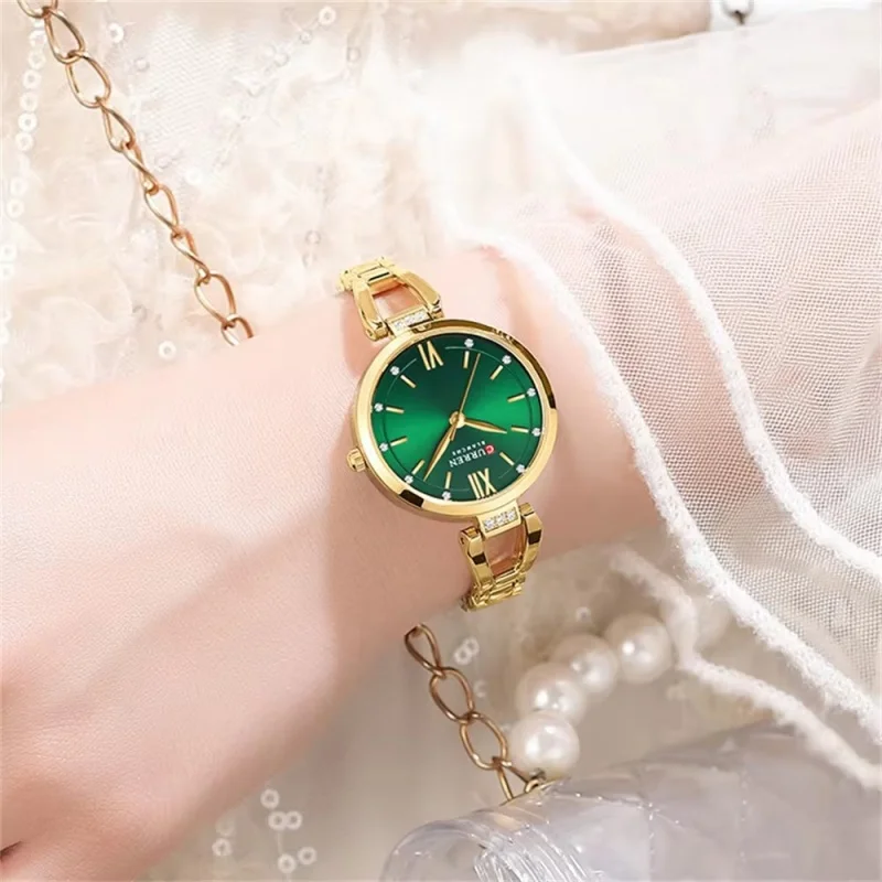 CURREN 9092 Elegant Ladies Quartz Watch Classic Fashion Women Clock Waterproof Stainless Steel Business Casual Women's Watches - 5