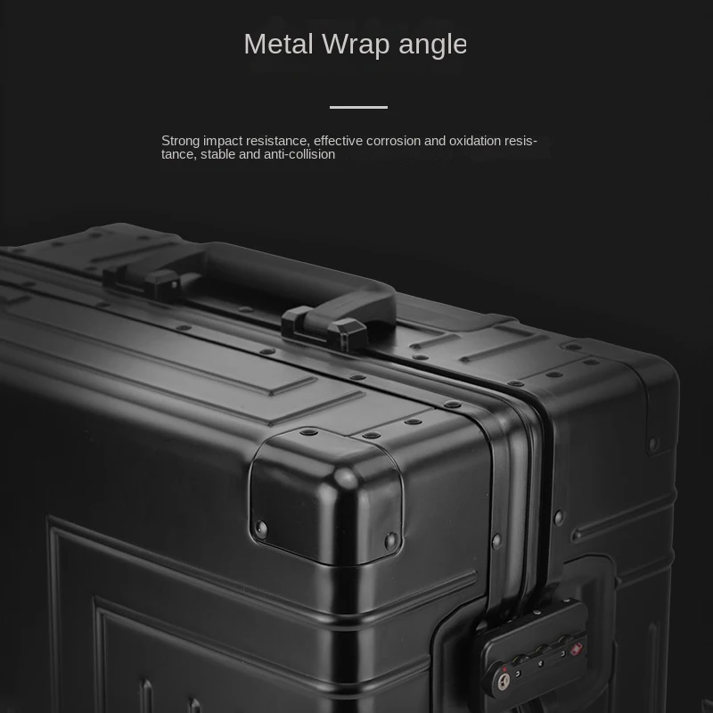 20/24/26/28/30 Inch Aluminum Suitcase Trolley Case Rolling Luggage Travel