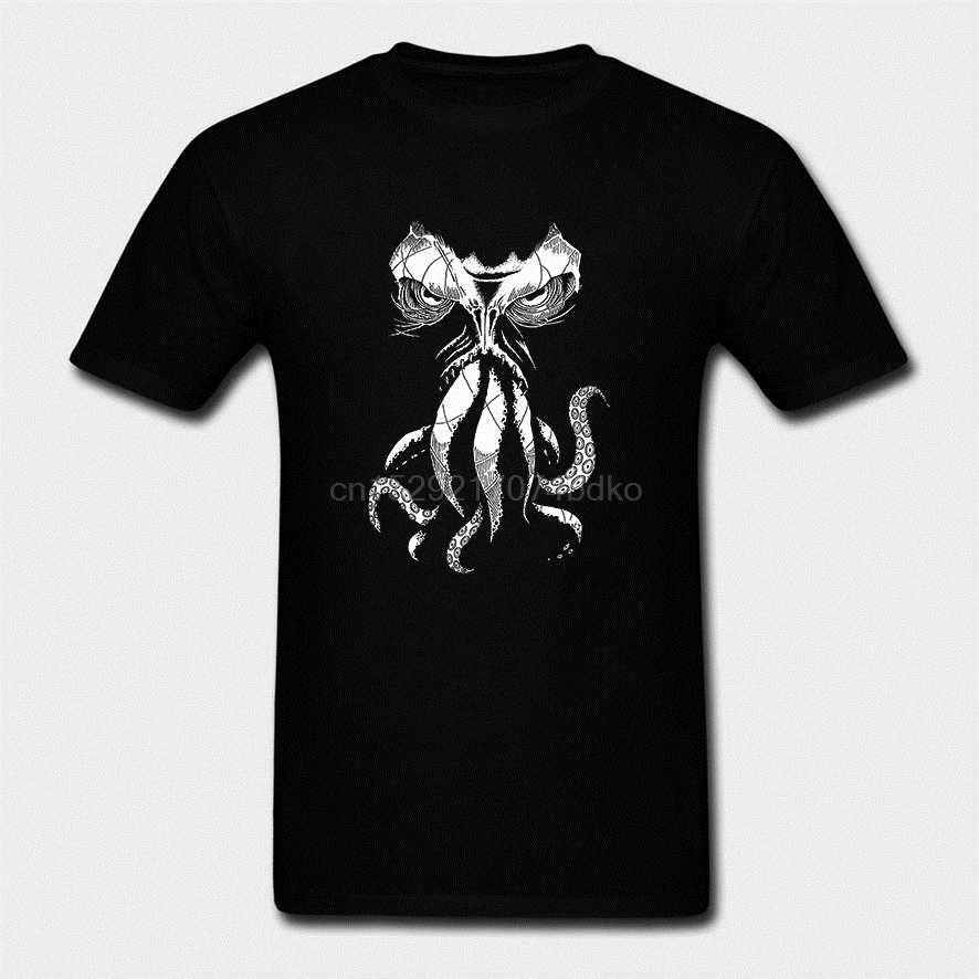 Футболка Necronomicon Cthulhu пробуждается с принтом хлопковая футболка коротким рукавом