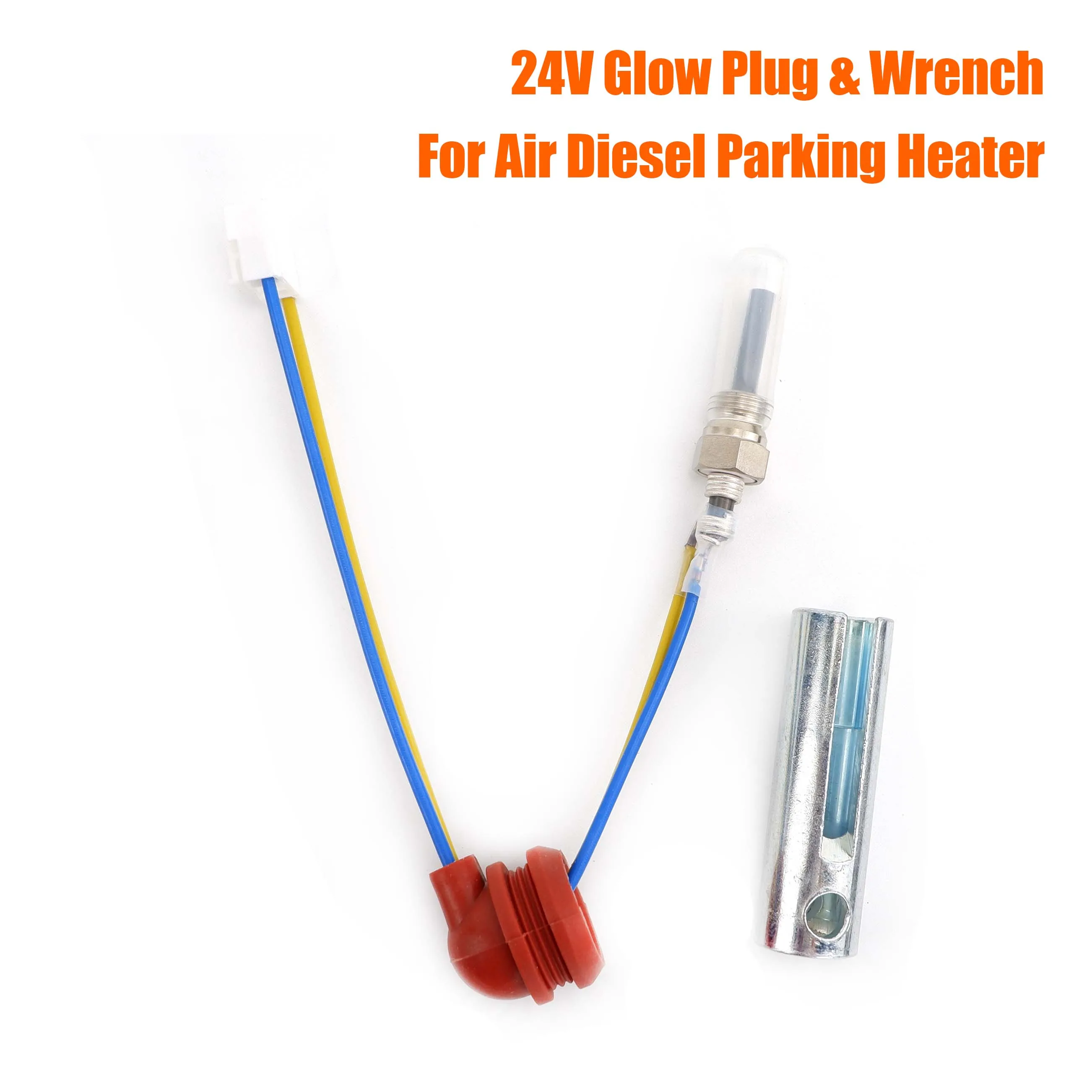 Riscaldatore Diesel Ad Aria 24V Chiave Di Accensione Per Candelette In Ceramica Per Webasto Eberspacher 3-8Kw Car Truck Van Boat