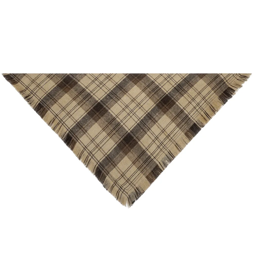 Sucado Hund Frohe Weihnachten Geschenk Quaste Bandana Klassischer Büffel karierter Schal Dreieck Lätzchen Kopftuch für kleine, mittelgroße und große Haustiere – Detail 18