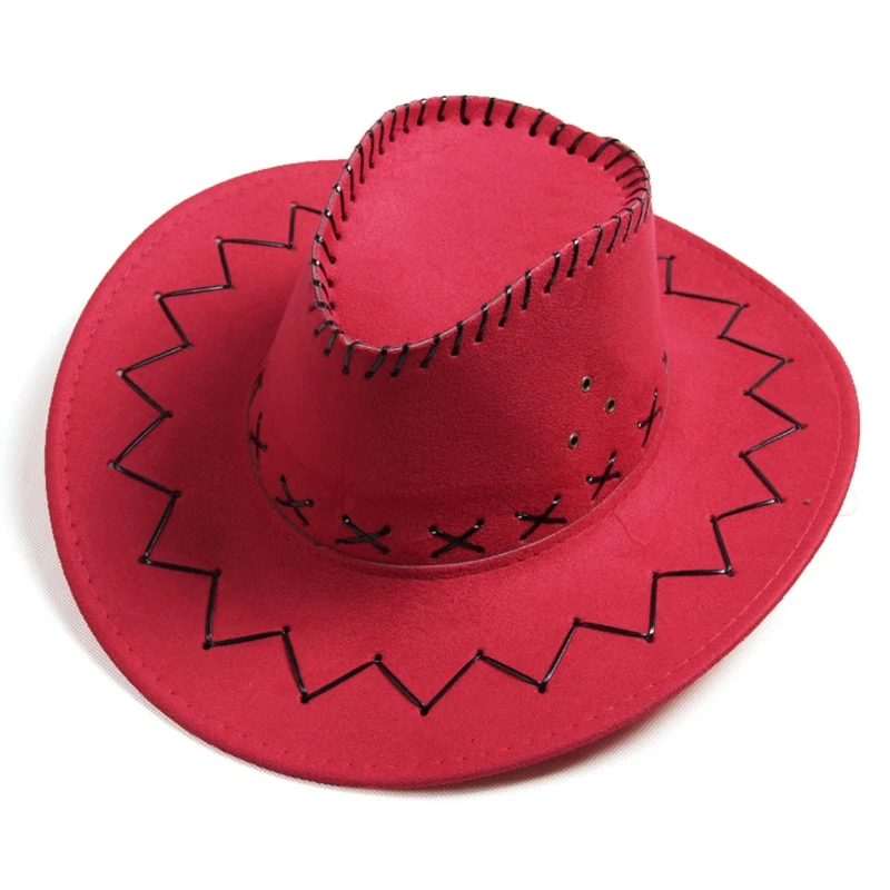 Western Cowboy Hats Fashion Simple Kids Cowboy Hat Western Child Cowgirl Hats Halloween & Birthday Costumes Accessories Holiday Decorations western cowboy hats