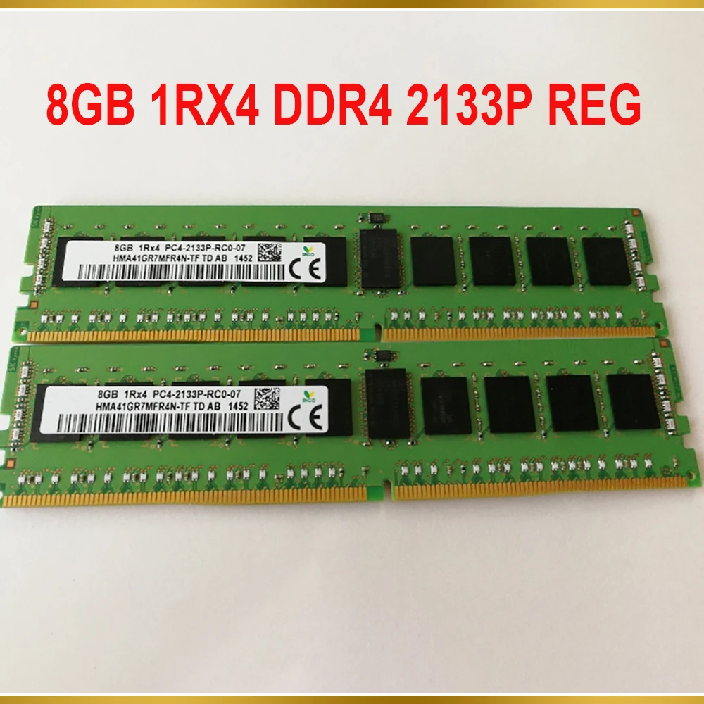1Pcs For H3C UIS B390 B590 R390 R690 G2 Server Memory 8G 8GB 1RX4 DDR4 2133P