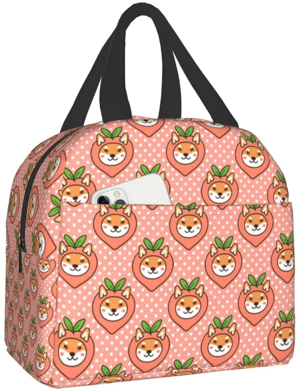 

Kawaii dog of japanese breed shiba inu Lunch Box Bento Box Insulated Lunch Boxes Reusable Waterproof Lunch Bag Hiking Beach