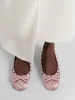 2024 Estate Nuove Donne Balletto Scarpe Piatte Moda Testa Quadrata Comoda Mary Jane Studente 34-44 Grandi Scarpe Piatte 6