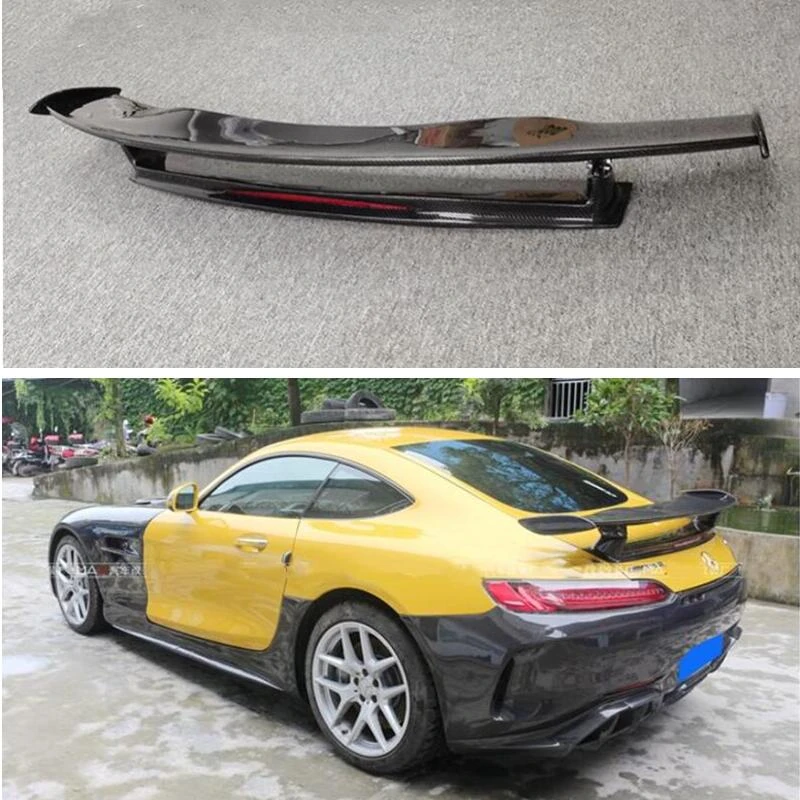 For Mercedes Benz AMG GT GTS GTC 20152023 Real Carbon Fiber Spoiler