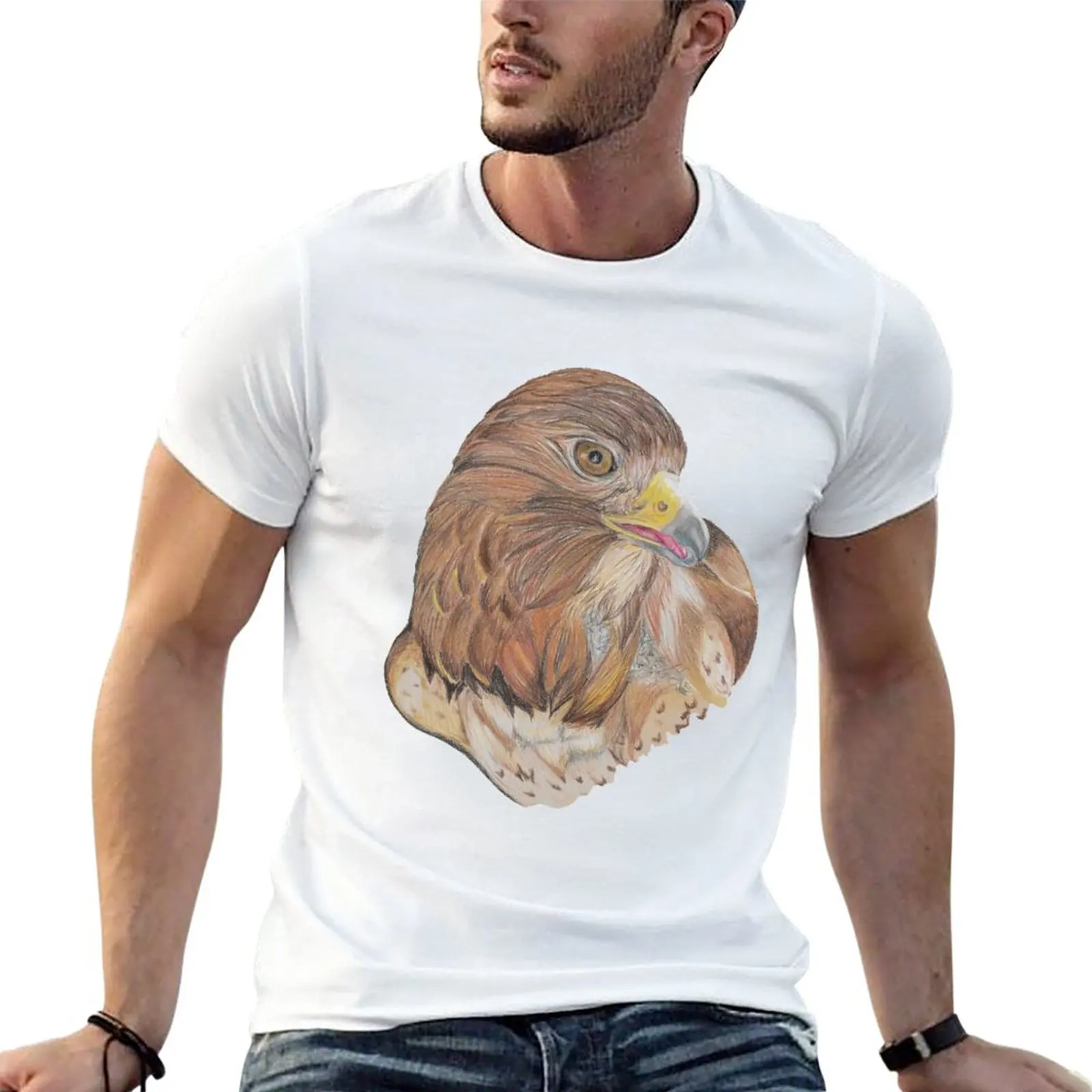

Red Tailed Raptor T-Shirt quick drying t-shirt plain t-shirt mens t shirts