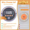 Egg Incubator with Automatic Egg Turning and Humidity Control, Intelligent Egg Incubator with Automatic Temp. Adjustment, 12 Egg 2