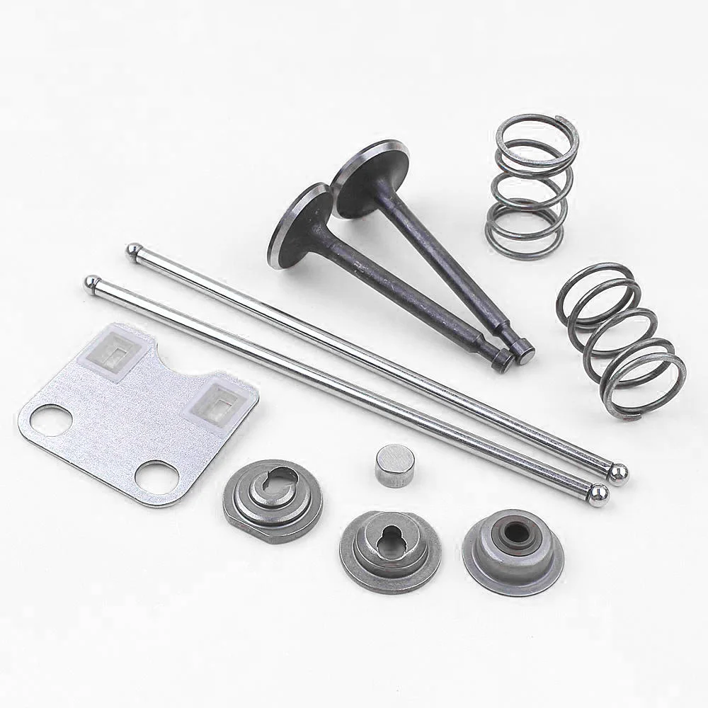 Engine Intake Exhaust Valve Kit Push Rod Guide Plate Parts For Honda GX160 GX200 5.5HP 6.5HP Chainsaw Engine 14791-ZE1-010 battery powered hedge trimmer