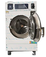 Fully Automatic Commercial Industrial Washing Machine for Laundry Shop 22kg Coin Operated Washer Extroctor Hard Mount 1