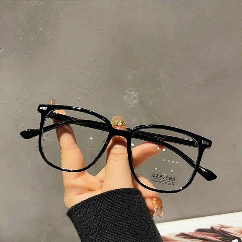 New Unisex Round Square Glasses for Men Women Myopia Plain Glasses Nearsighted Eyewear Glasses  0 -0.5 -1 -1.5 -2.5 -5 -6 4
