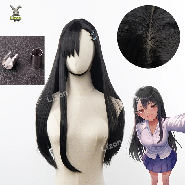 Long Black Anime Hair Nagatoro