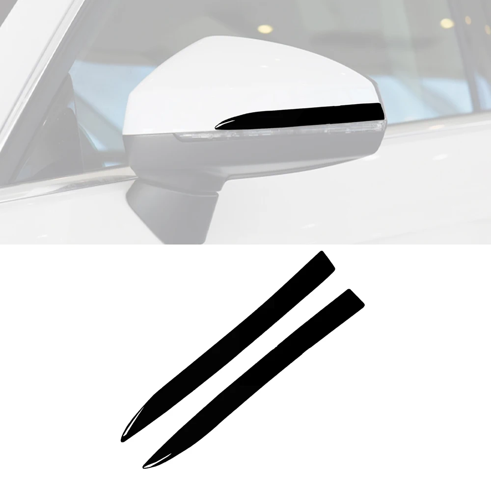 

Для Audi A3 2014 2015 2016 2017 2018 2019, декоративная наклейка на боковое зеркало заднего хода, наклейка, Обложка, отделка, черные автомобильные внешние аксессуары