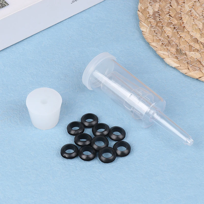 1PC Airlock 10Pcs Irlock Grommet Brewing Barrel Exhaust Valve Fermentation Wine Beer Making Water Sealed Check Valve Tool
