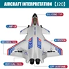 J20-J11B-Su57-MIG29 remote control aircraft electric glider fall prevention model fixed wing children's toy foam small aircraft 6