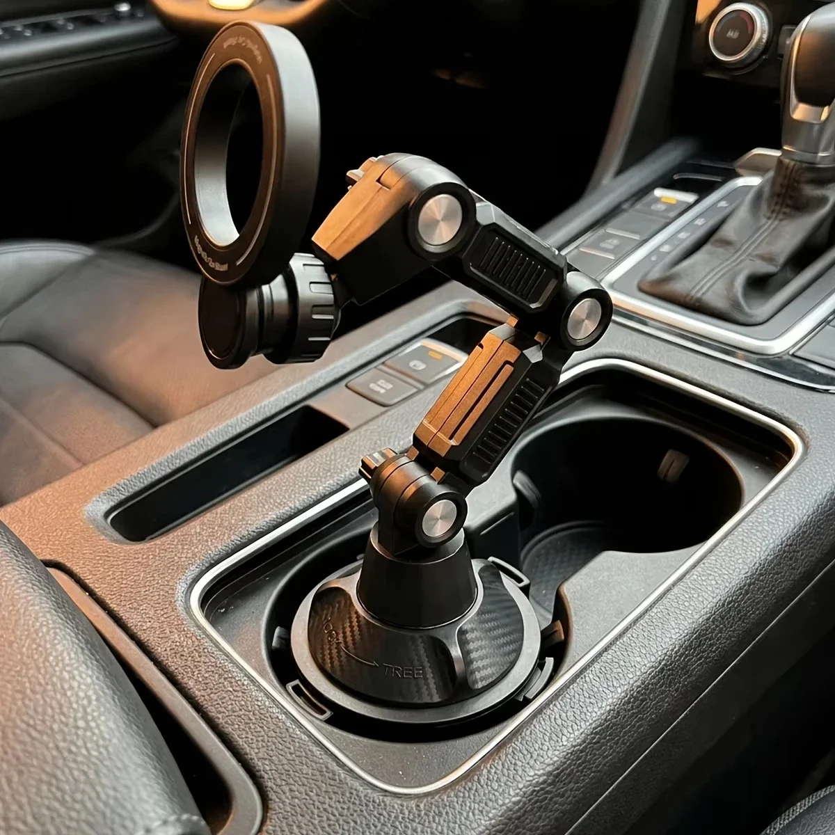 Supporto Magnetico per Telefono da Auto con Ventosa Super Forte per una Rotazione Stabile a 360° ° Supporto mobile girevole per auto