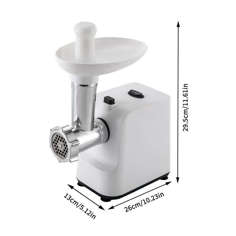 1000W Electric Meat Grinder Sausage Maker with 3 Grinding Plates Food Pusher Meat Mincer Juicer Food Grinder for Home Kitchen 5