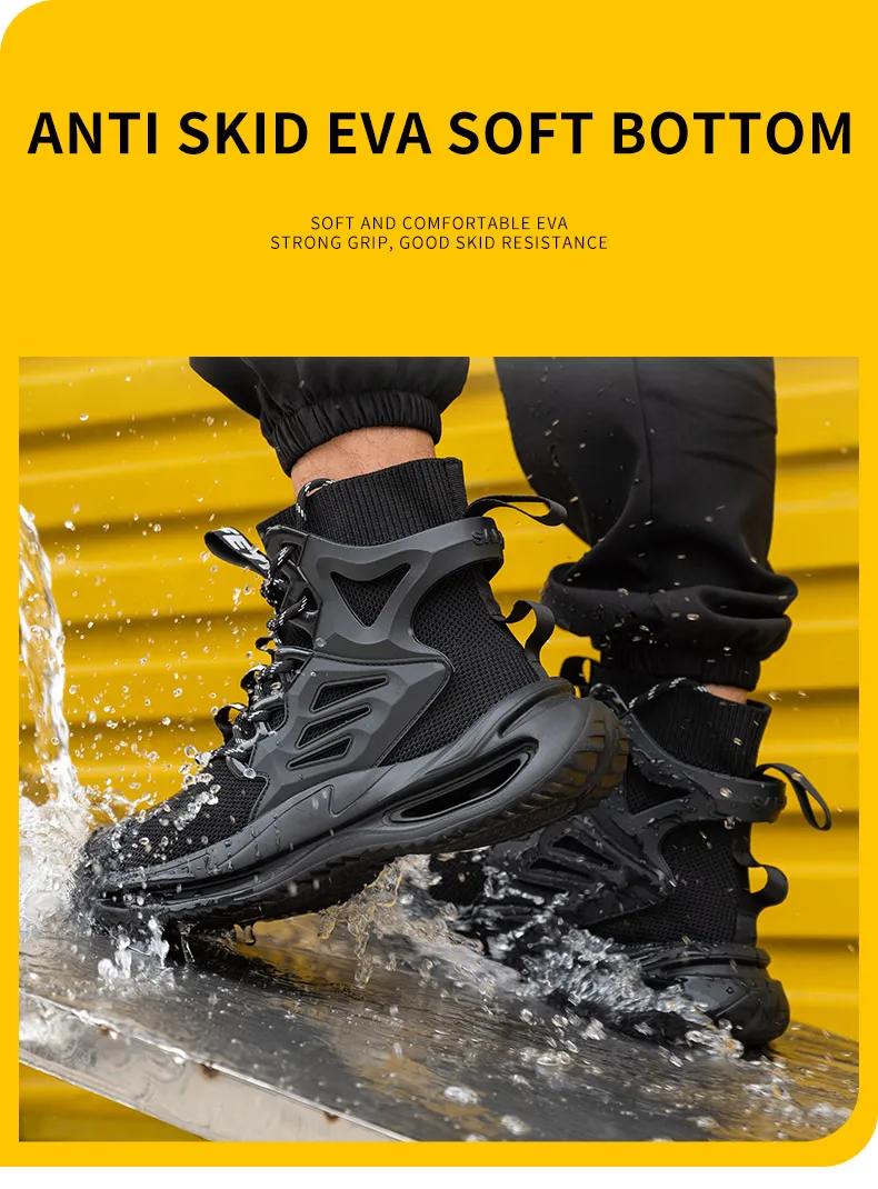 Construction Helper Anti-smash Indestructible Safety Shoes